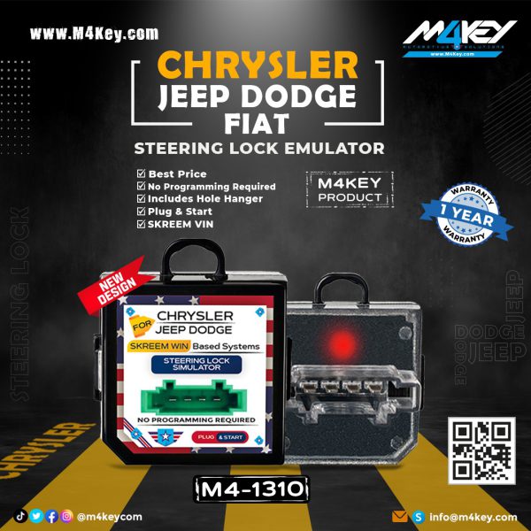 For Chrysler Jeep Dodge Fiat ESL Electronic Steering Lock Emulator Simulator