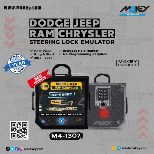 For Dodge Jeep Ram Chrysler 2014 2020 Steering Column Lock Emulator Simulator