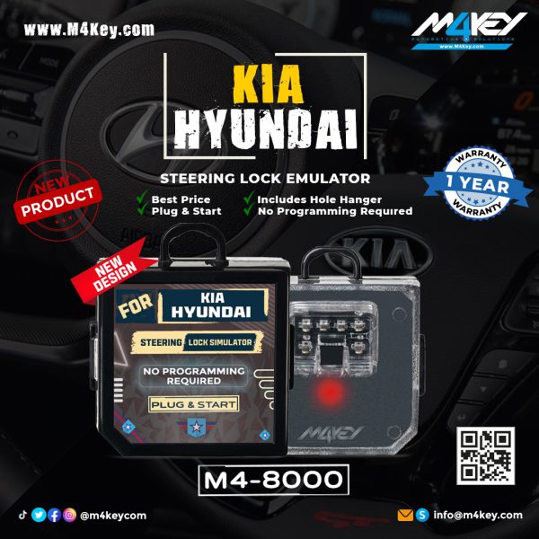 For Kia Hyundai Steering Lock Emulator Simulator Smart Keyless Systems