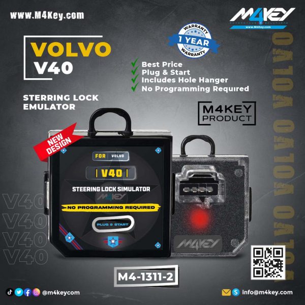 M4Key For Volvo V40 Steering Lock Emulator Simulator